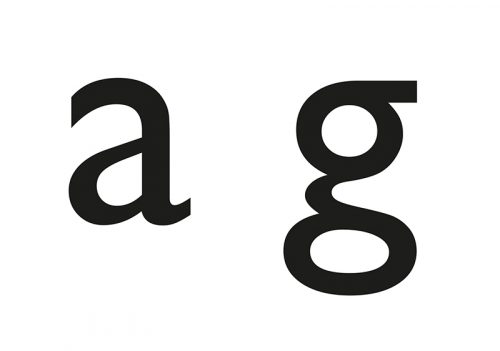 Figure 5. Double storied ‘a’ and ‘g’.